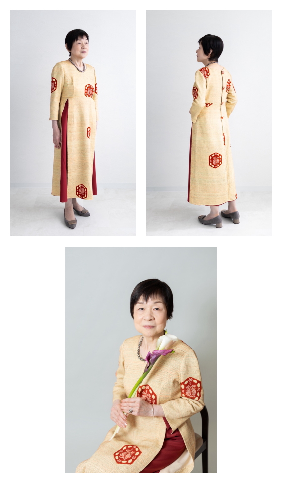 打掛をリメイクしたステージ用和ドレス